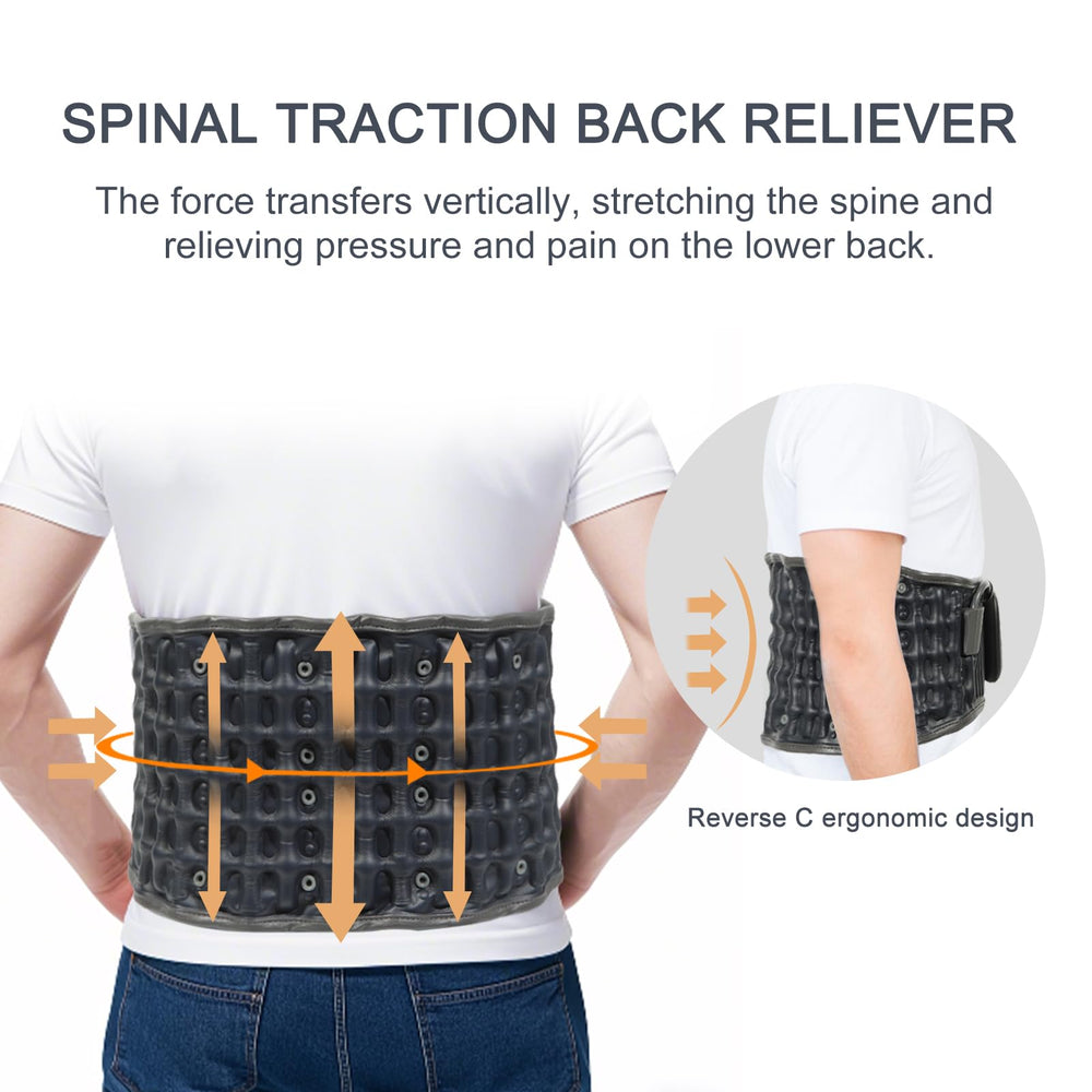 Oramuon portable relief belt powered by battery for cordless use anywhere