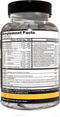 Orange Triad tablets emphasize digestive support for daily workouts.