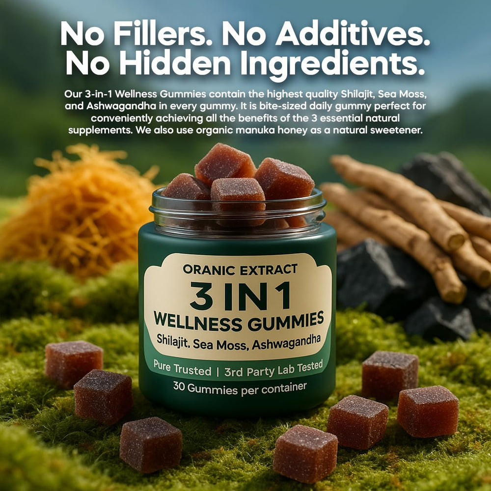 ORANIC EXTRACT gummies closeup texture highlights smooth natural flavor