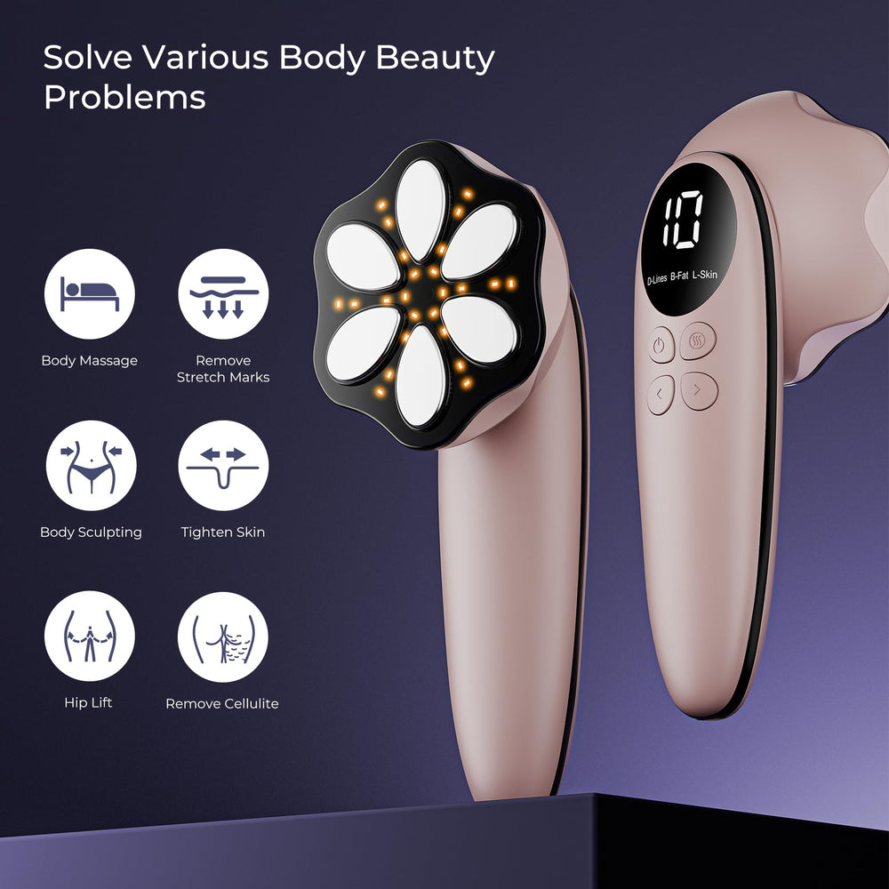 Oranmagic Pro Massager arms toning targets upper arms for smoother texture.