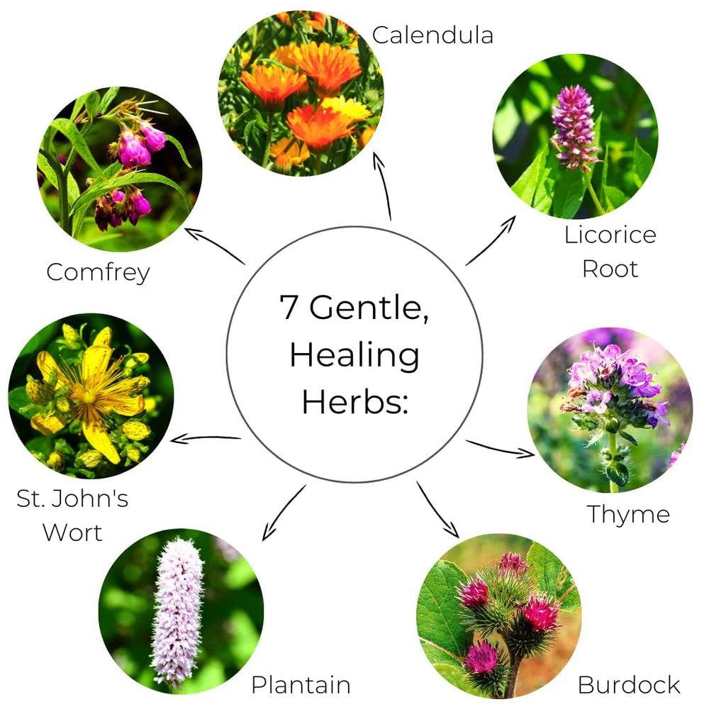 Ora's Amazing Herbal Touchy Skin Salve protecting skin during outdoor activities.