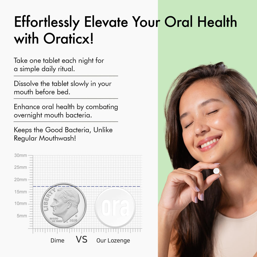 OraTicx biofilm balance image suggests a healthier mouth ecology.