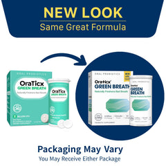 OraTicx dissolves in mouth action signifies convenient daily use.