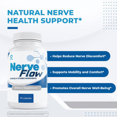 Orby NerveFlow capsule close-up highlights plant-based ingredients for daily vitality.