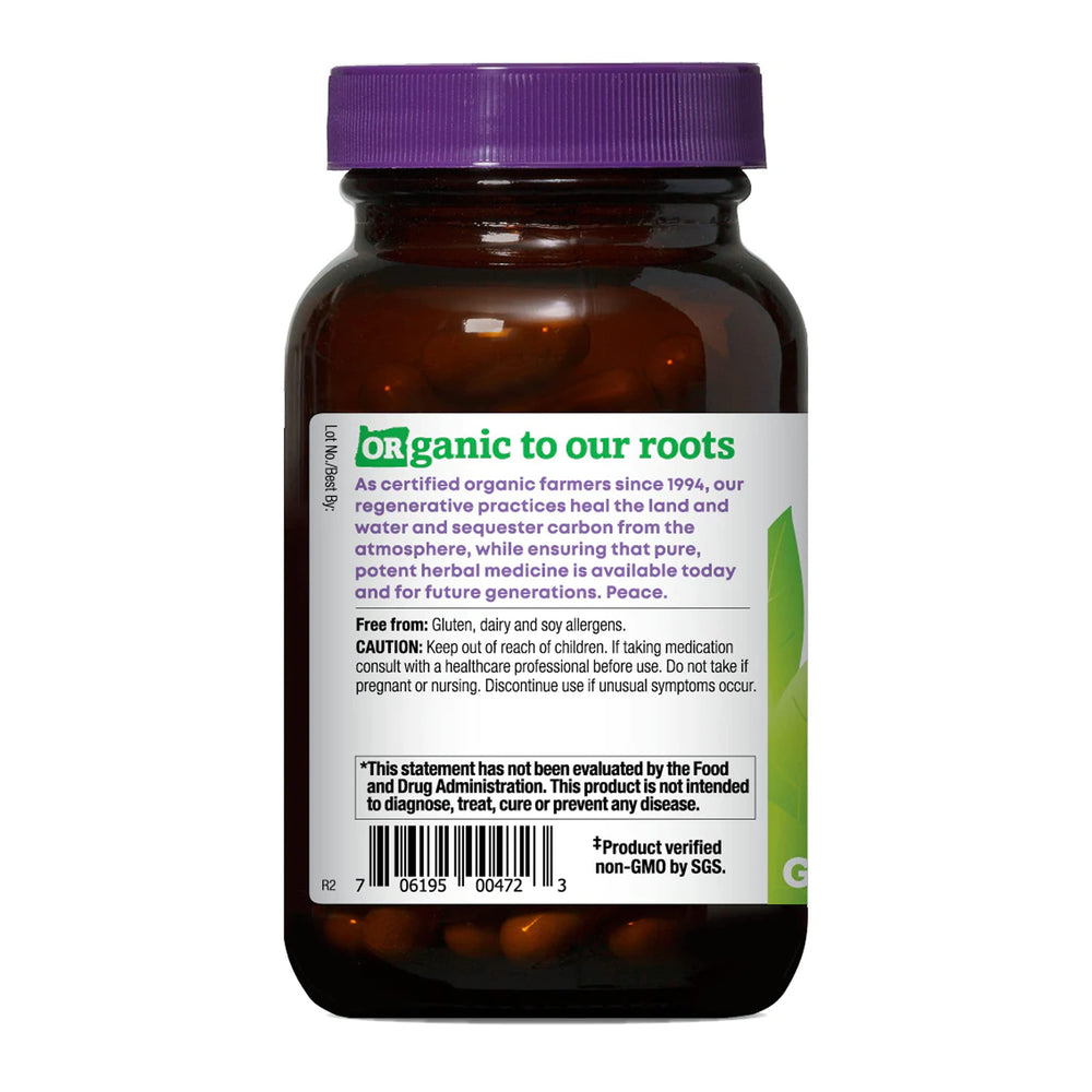 Capsules view suggesting convenient daily plant-based wellness