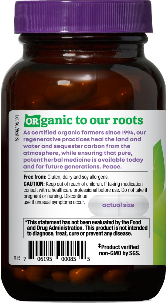 Capsules on counter highlight vegan formula free from gluten and dairy