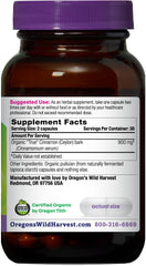 Oregon's Wild Harvest organic cinnamon capsules pack shows easy, dairy-free supplementation for flavorful, versatile routines.
