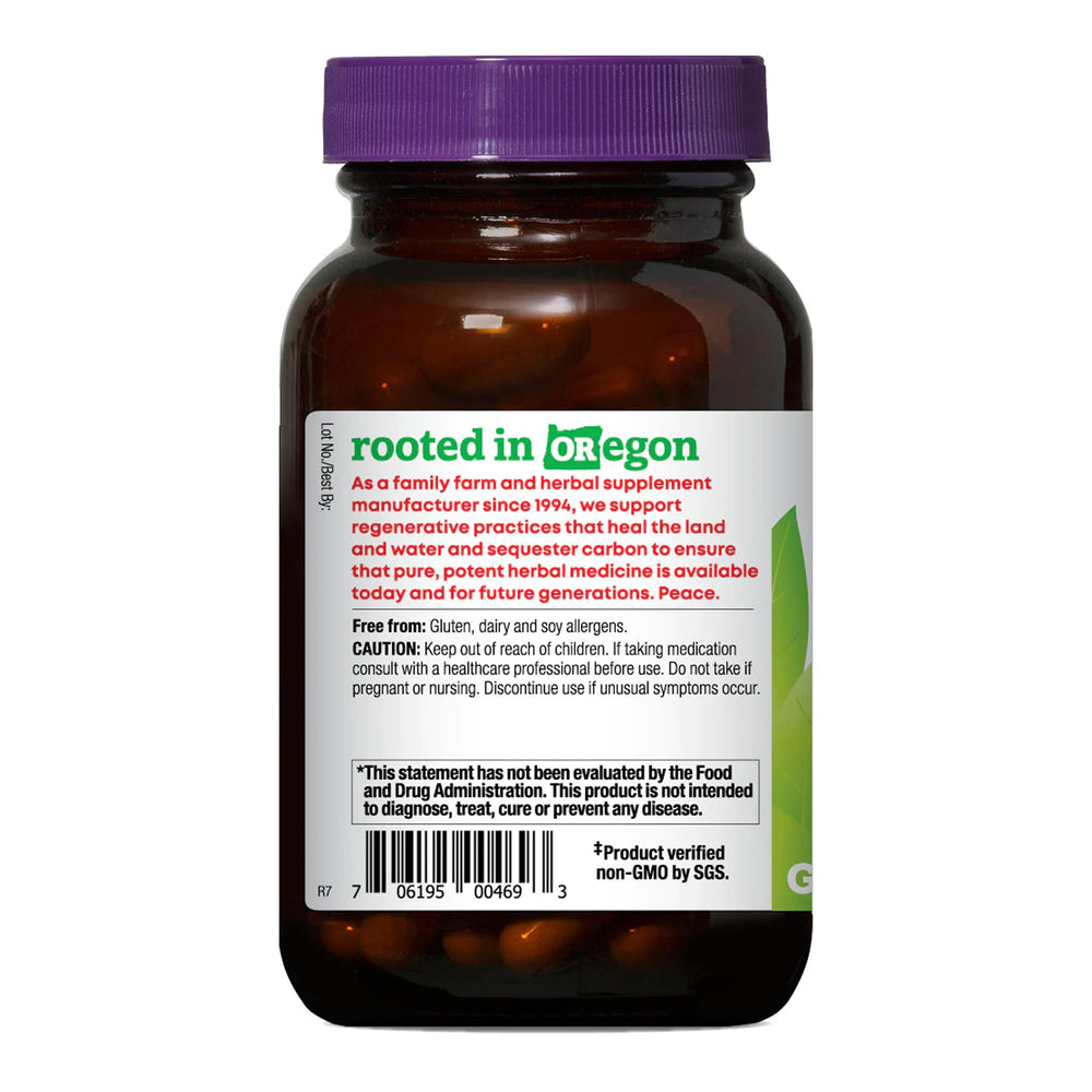TurmeriPro label displays Non-GMO verification and small-batch quality indicators.