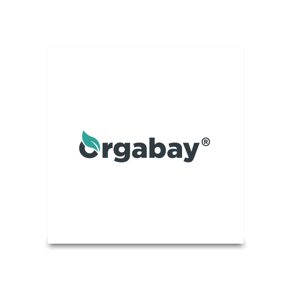 Orgabay bottle on desk demonstrates convenient daily-use packaging.
