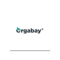 Orgabay bottle on desk demonstrates convenient daily-use packaging.