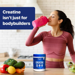 Orgain creatine product shows banned-substance testing badge for safety