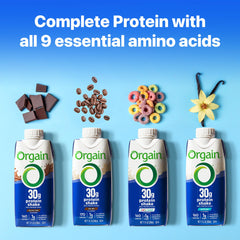 Orgain Fruity Cereal shake gluten-free and kosher-certified for dietary needs