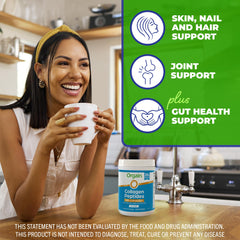 Orgain dissolves easily in coffee or smoothies for seamless daily nutrition.