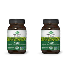 ORGANIC INDIA Neem capsules in bottle for immune support