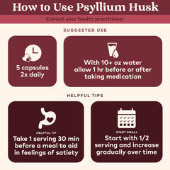 Organic India Psyllium Herbal Powder scoop showing fiber mixing ideas