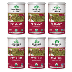 Organic India Psyllium powder made from whole husk fiber for gentle daily elimination
