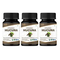 Organic Spree Mucuna 120 tablets bottle for daily wellness.
