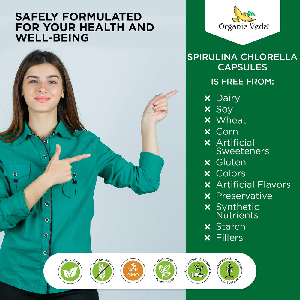 Daily energy support with Organic Veda capsules for busy days.