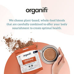 Organifi Harmony 12 superfoods support overall wellness and cycle comfort.