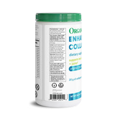 Organika collagen powder blended into a smoothie for a protein boost