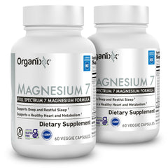 Organixx Magnesium Glycinate 7-Form Complex bottle for daily wellness.