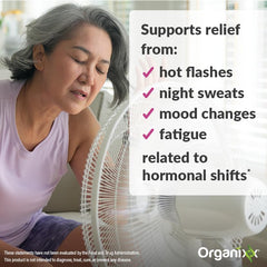 Organixx Menopause Balance Glow includes milk thistle for liver-friendly plant power.