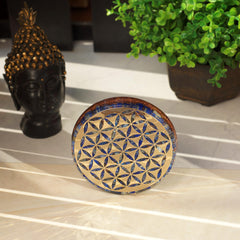 Orgonite Crystal protection energy shields your space during meditation.