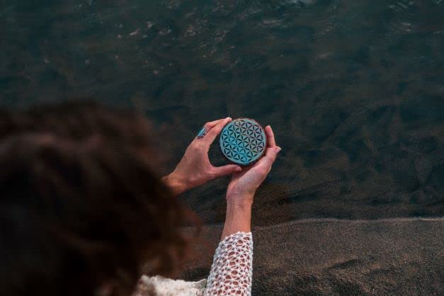 Orgonite Crystal Water Charging Plate packaging image.