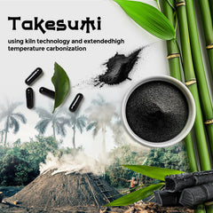 Orinthalixium Takesumi vegan gluten-free badge on capsule packaging.
