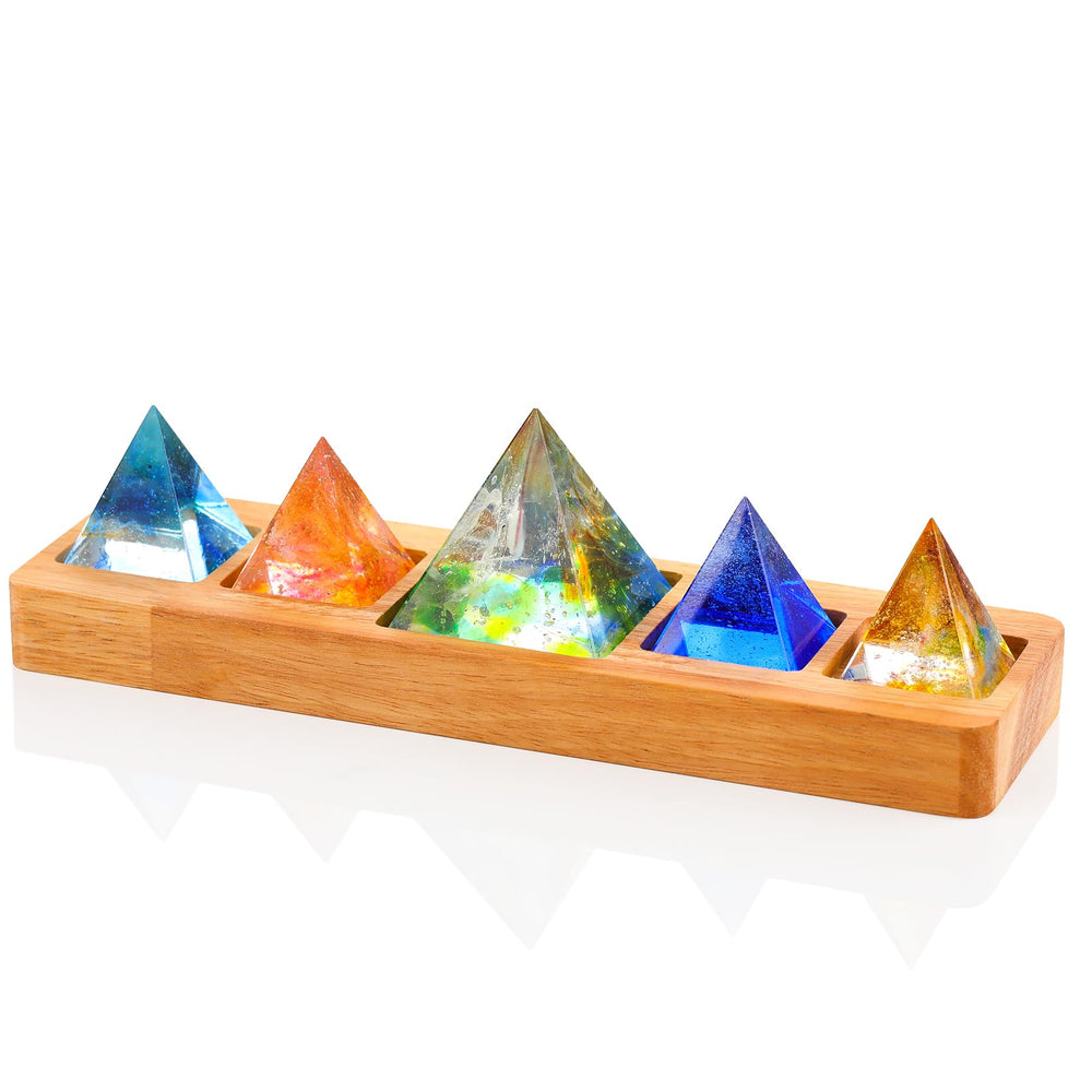 Ornalrist starry sky effect pyramid light creates a soothing evening mood