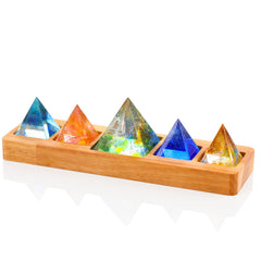 Ornalrist starry sky effect pyramid light creates a soothing evening mood
