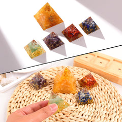 Ornalrist Lapis Lazuli crystal pyramid glow supports calm study and reflection.