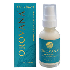 OROVANA Rejuvenate bottle front for discreet daily moisture