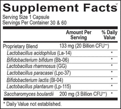 Ortho Biotic Capsules closeup highlighting capsule quality for gut health support