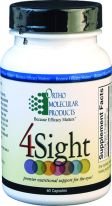 Ortho Molecular 4 Sight bottle front view for daily eye support.