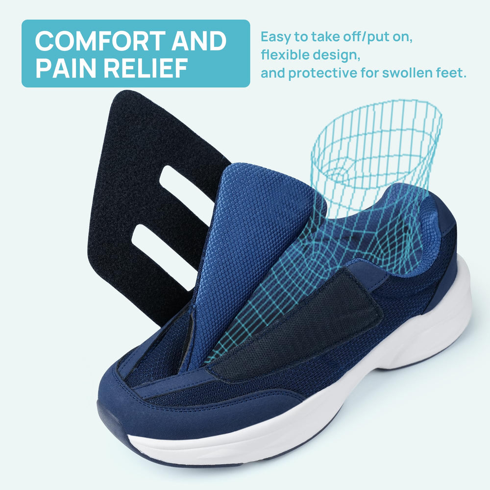 Ortho+rest breathable upper keeps feet cool and dry