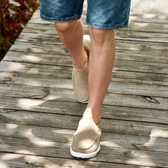 Durable non slip outsole ensures stable footing indoors and outdoors