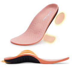 OrthoComfoot high-arch-support insole stabilizes feet for all-day wear