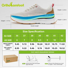 OrthoComfoot lace-up design closeup enabling secure adjustable fit