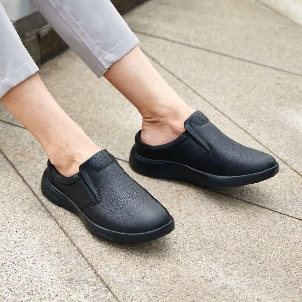 OrthoComfoot black size 12 dress shoe complements formal attire