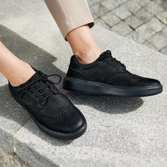OrthoComfoot EVA cushioned sole provides flexible, lightweight support.