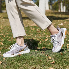 OrthoComfoot breathable mesh upper sneaker keeps feet cool during activities