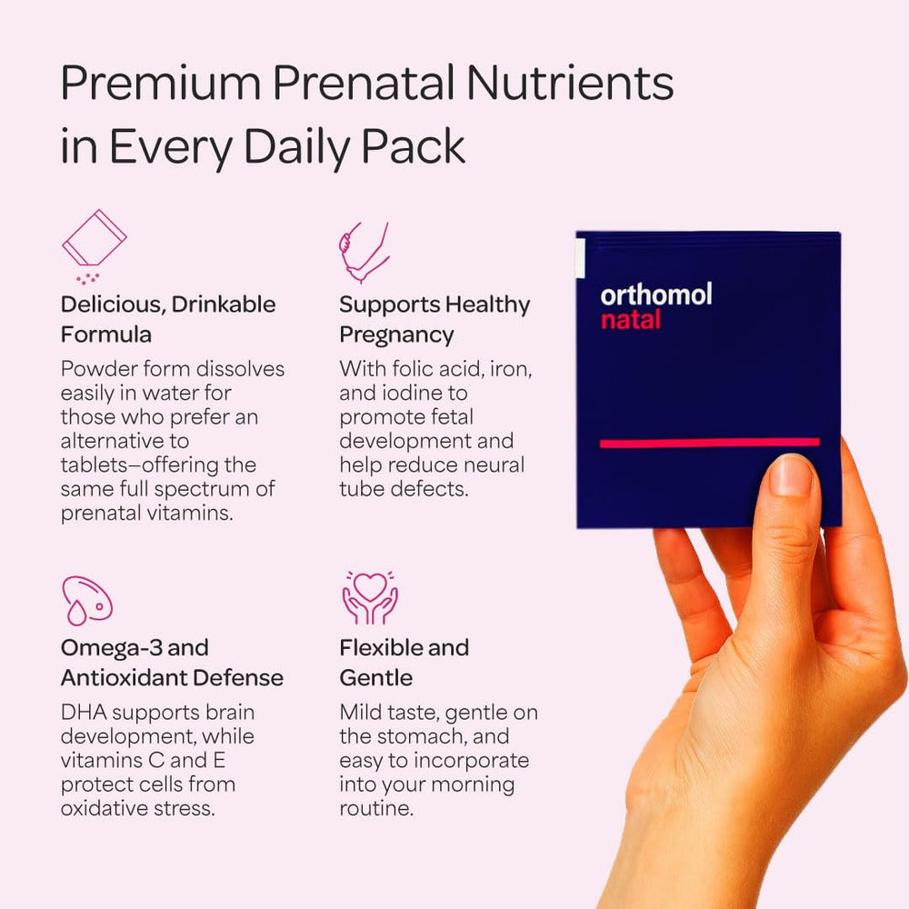 Orthomol Natal vitamin D3 bottle highlights daily vitamin for wellness