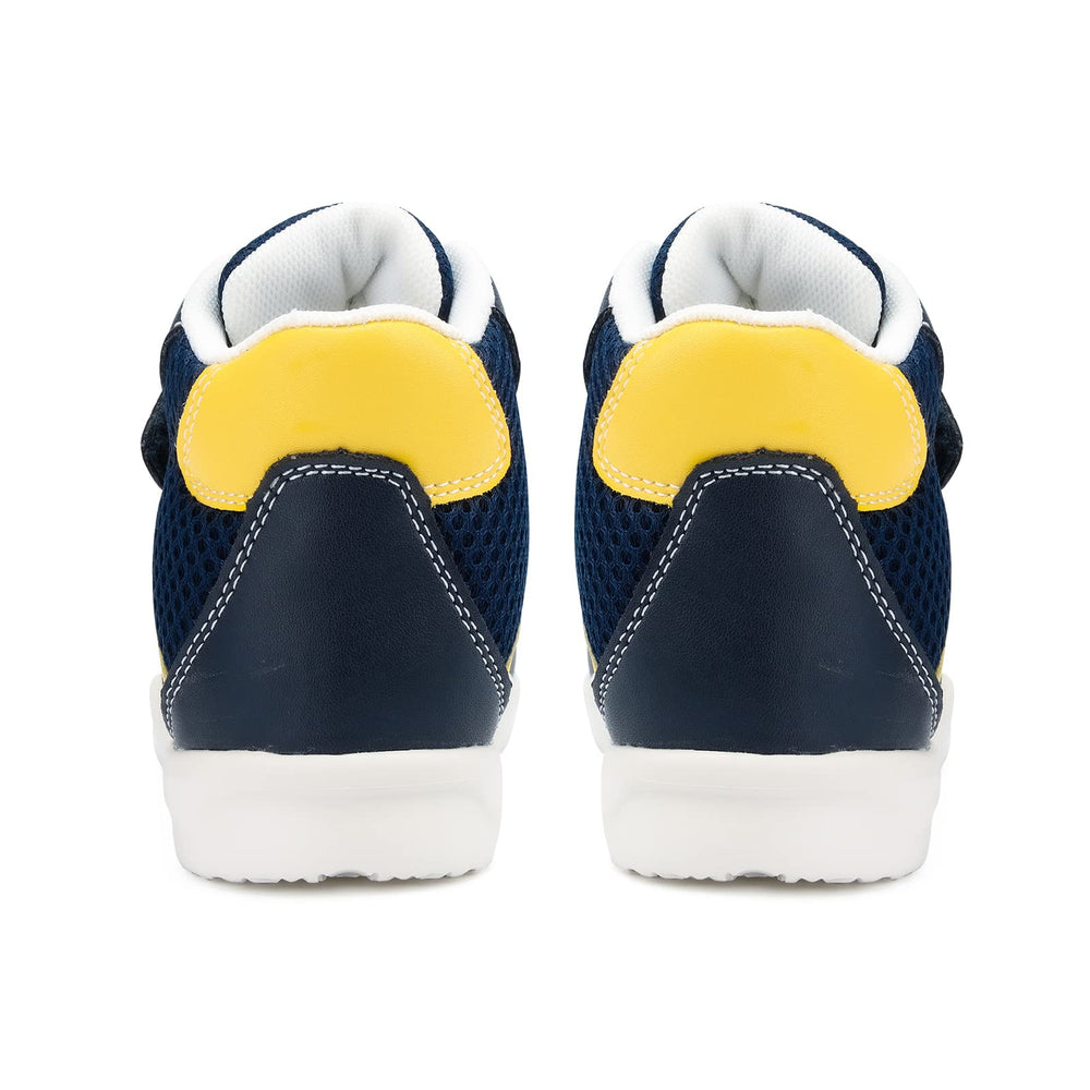 Orthopop blue outsole emphasizes anti-slip grip and toe protection.