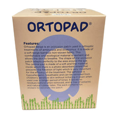 Ortopad eye patches feature light-protection inlay for shielding.