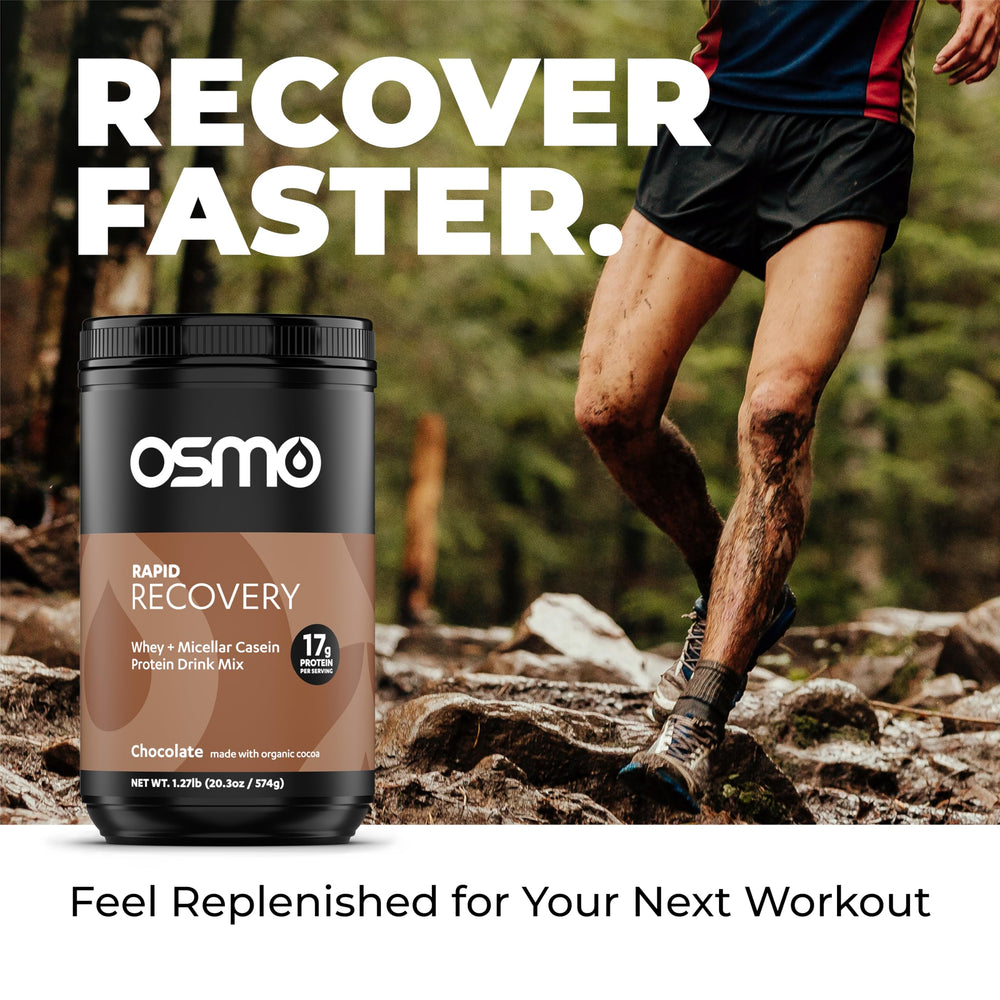 Osmo Rapid Recovery post-workout bag setup shows convenient recovery on the go.