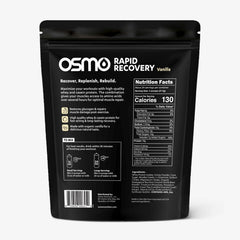 Osmo Rapid Recovery vanilla tub with lid closed for on-the-go protein support