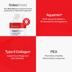 OsteoShield daily-dose bottle ready for routine use