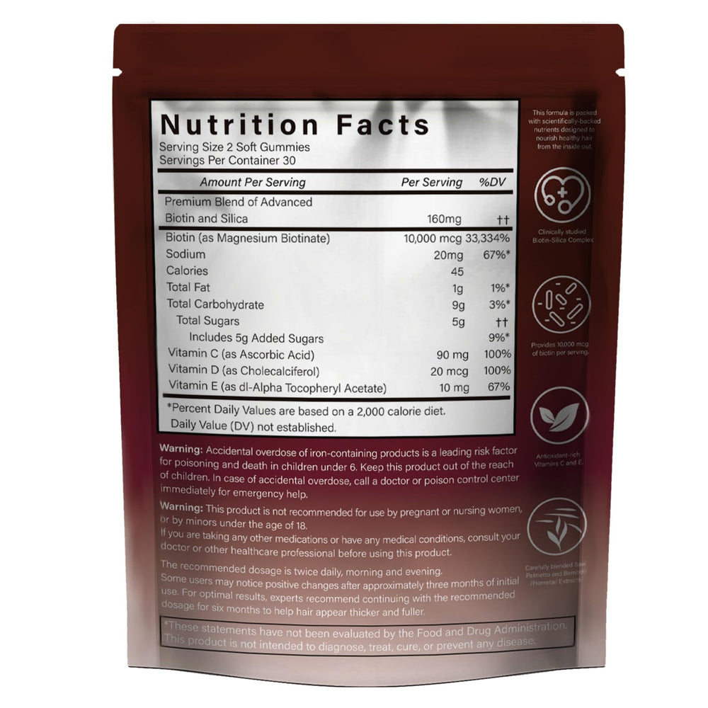 OUHENGTEK Gummies bottle top view highlighting convenient daily nutrition.