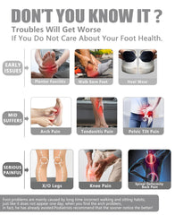 OUOKK 3/4 length orthotics for men and women offering versatile fit